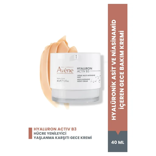 Avene Hyaluron Activ B3 Gece Kremi 40 Ml - Görsel 9