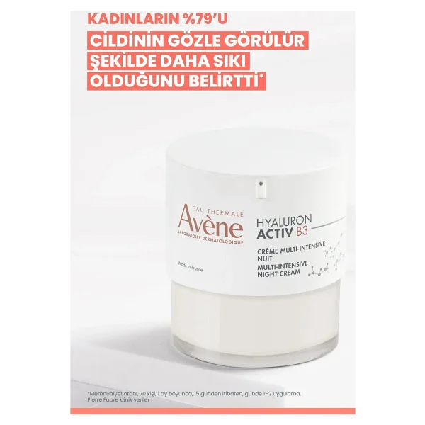 Avene Hyaluron Activ B3 Gece Kremi 40 Ml - Görsel 3