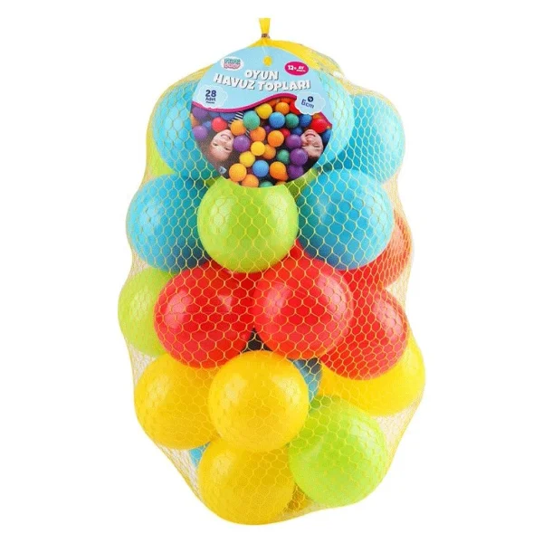 Er6028 Havuz Topu 6 Cm 28li Filede - Görsel 3