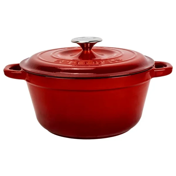 Lava New Heritage Yuvarlak Kırmızı 26 Cm Döküm Tencere - Görsel 3