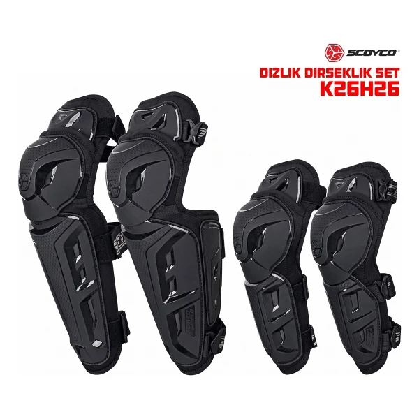 Scoyco K26-H26 Dizlik+Dirseklik Set - Görsel 3