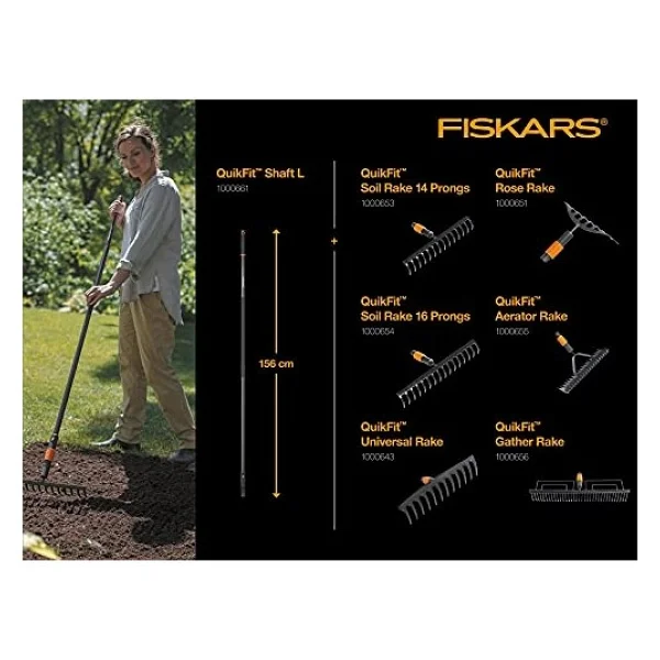 Fiskars 135513 Quikfit Havalandırma Tırmığı - Görsel 5