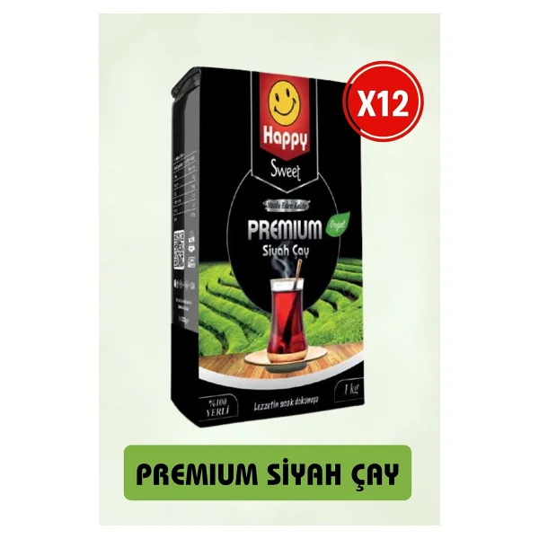 Happy Premıum Siyah Çay 1 Kg X 12 Adet - Görsel 3