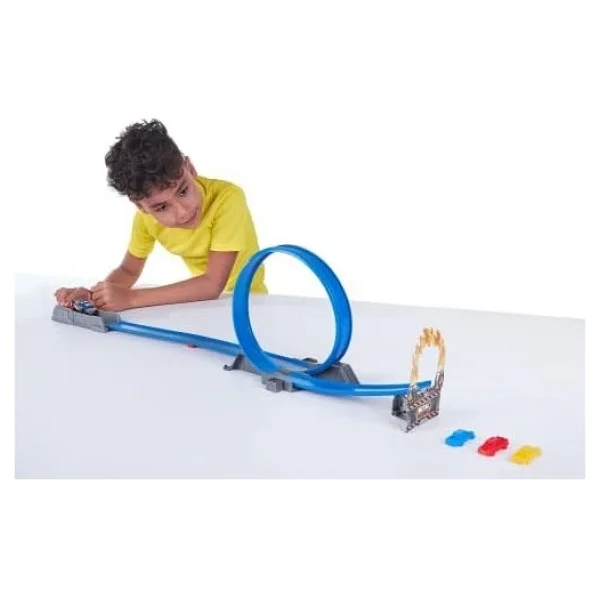 Zuru Metal Machines S1 Kızgın Yol Oyun Seti 360° Loop, Güçlü Fırlatıcı Ve 3 Adet Parçalanabilir Araç İçeren Aksiyon Pist Seti - Görsel 2