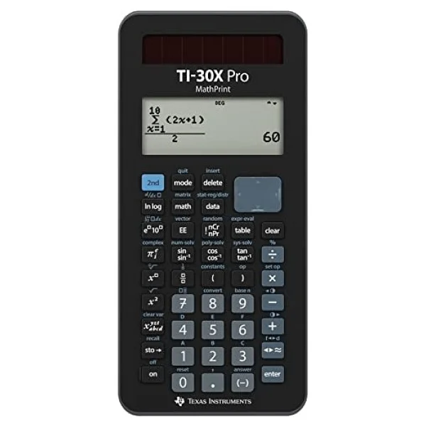 Texas Instruments Tı-30x Pro Mathprint Okul Hesap Makinesi (4 Satırlı Yüksek Çözünürlüklü E - Görsel 2