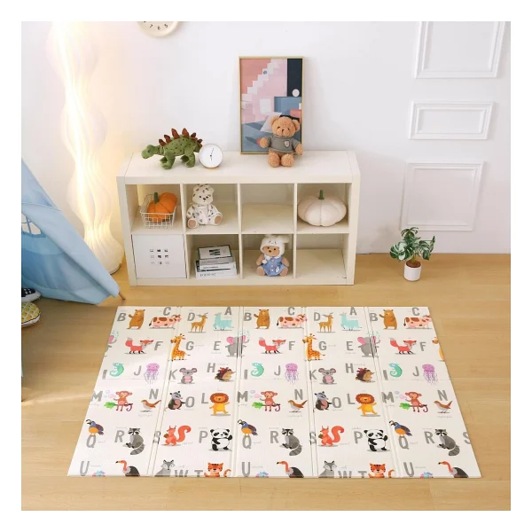 Mooiebaby's Animal Alphabet Katlanabilir Oyun Matı Oyun Halısı 150 X 180 X 1 Cm - 0,60 X 19 X 29 Cm - Görsel 5