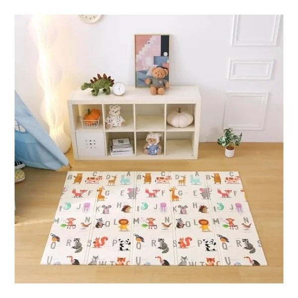 Mooiebaby's Animal Alphabet Katlanabilir Oyun Matı Oyun Halısı 150 X 180 X 1 Cm - 0,60 X 19 X 29 Cm - Görsel 2
