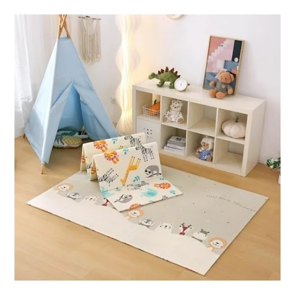 Mooiebaby's Animal Alphabet Katlanabilir Oyun Matı Oyun Halısı 150 X 180 X 1 Cm - 0,60 X 19 X 29 Cm - Görsel 4