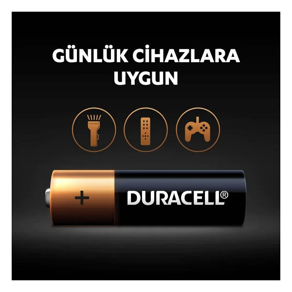 Duracell Lr6/Mn1500 30'lu Alkalin Aa Kalem Pil - Görsel 4
