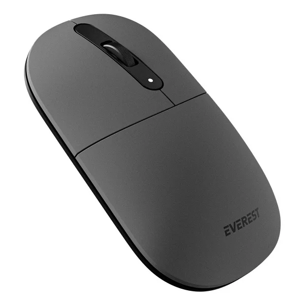 Everest Smw-384 Gri Sessiz Optik Kablosuz Mouse - Görsel 2