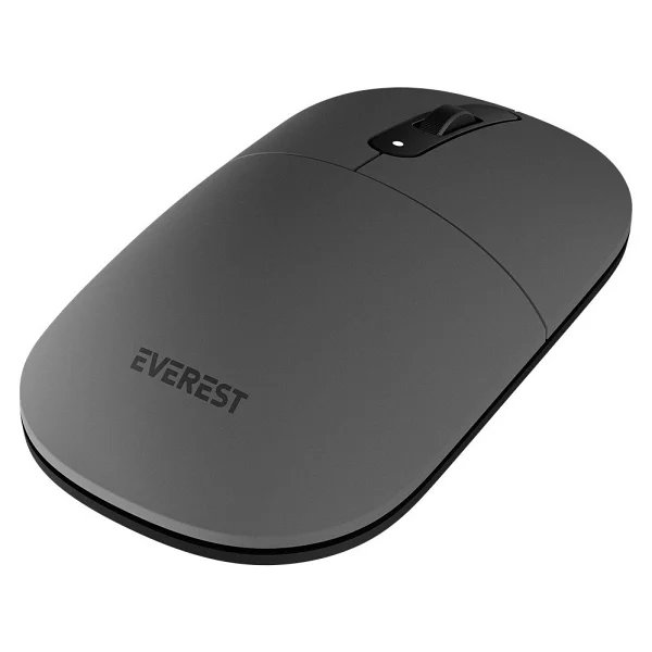 Everest Smw-384 Gri Sessiz Optik Kablosuz Mouse - Görsel 4