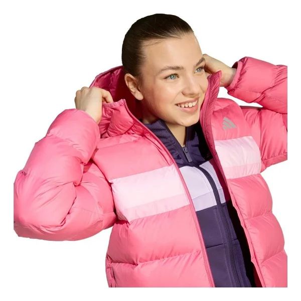 Adidas Synthetic Down Kapüşonlu Çocuk Şişme Mont - Görsel 6