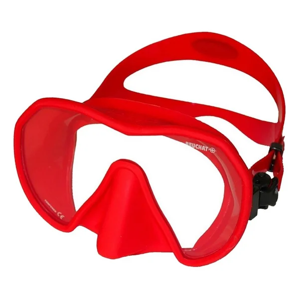 Beuchat Maxlux S Mask Dalış Maskesi - Red Kırmızı-Tek Beden - Görsel 2