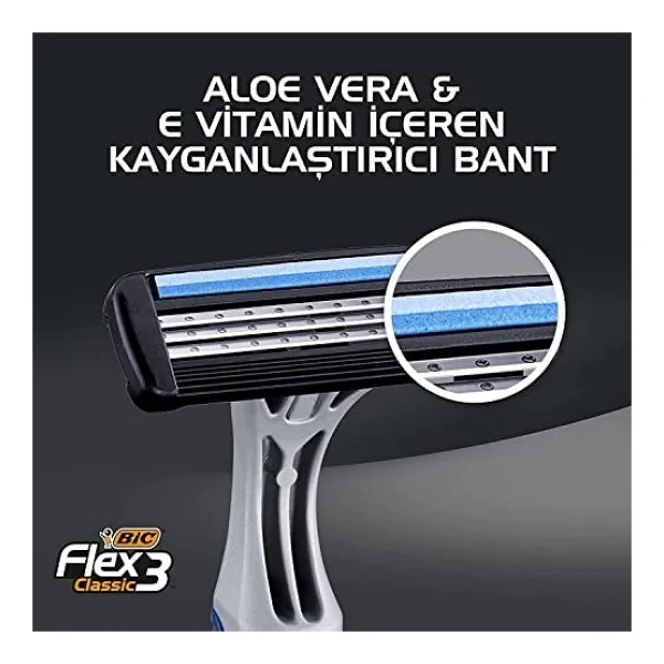 Bic Flex 3 Classic Kullan At 6'lı Tıraş Bıçağı - Görsel 5