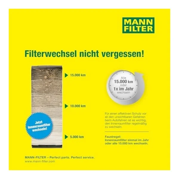 Mann-Fılter Cuk 29 005 Karbonlu Kabin Filtresi (Mercedes-Benz) - Görsel 5