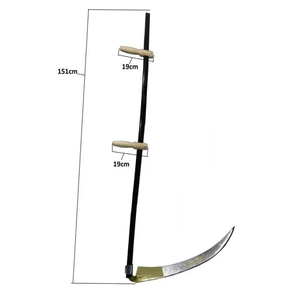 Günaş Komple Tırpan - Metal Saplı 6 Parça Set - Ahşap Elcik 65 Cm - Görsel 2