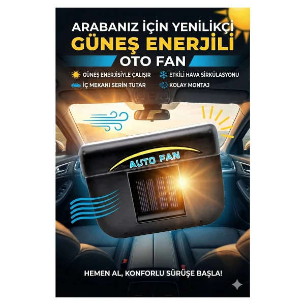 Auto Cool Güneş Enerjisiyle Çalışan Araç Içi Soğutucu - Görsel 4