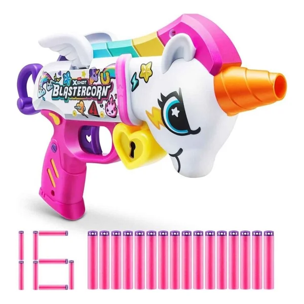 X-Shot Blastercorn 16 Mermili Sünger Dart Atan Silah 64189 - Görsel 4