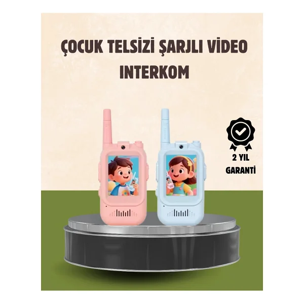 Shopwave Görüntülü Walkie Talkie Çocuklar Için Video Interkomlu Oyuncak - Görsel 2