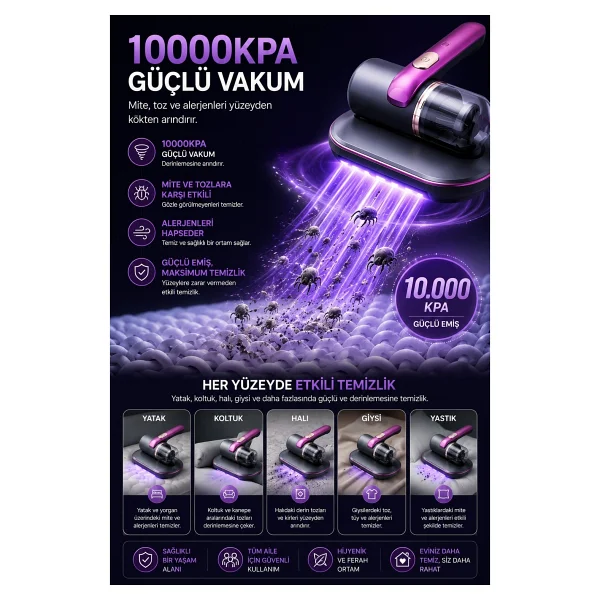 Robo S5 Pro Şarjlı El Süpürgesi - Görsel 4