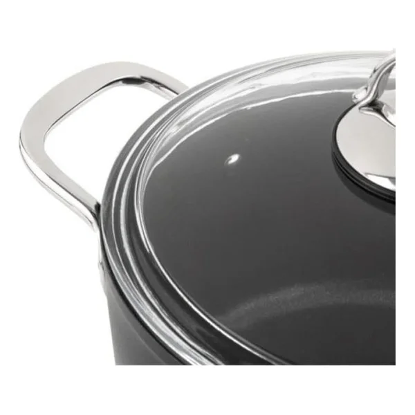 Nehir Titanium Siyah 24 cm Derin Tencere - Çok Renkli - Görsel 2