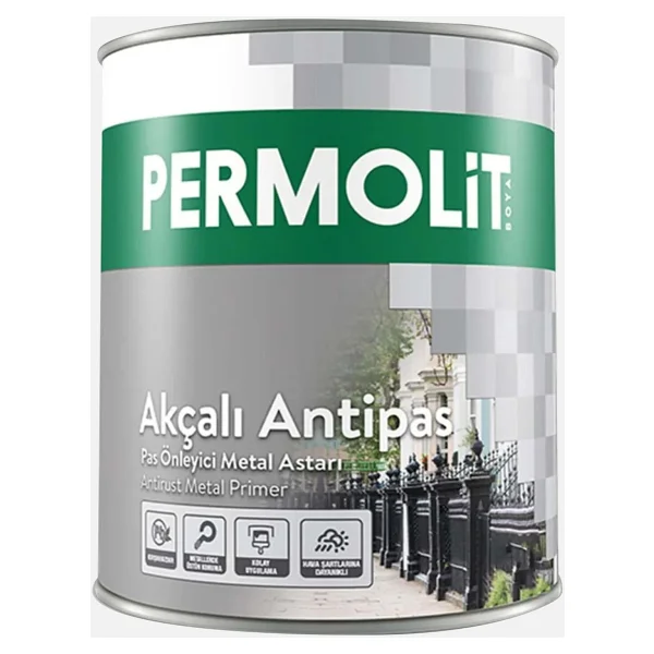 Permolit 2,5 Lt Metal Astar Antipas Pas Önleyici Akçalı - Görsel 2
