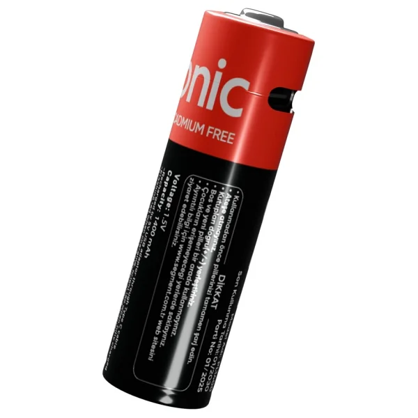 Asonic Pl1400 1.5v 1400 mAh 2'li Aa Kalem Type-C Şarjlı Pil - Görsel 3