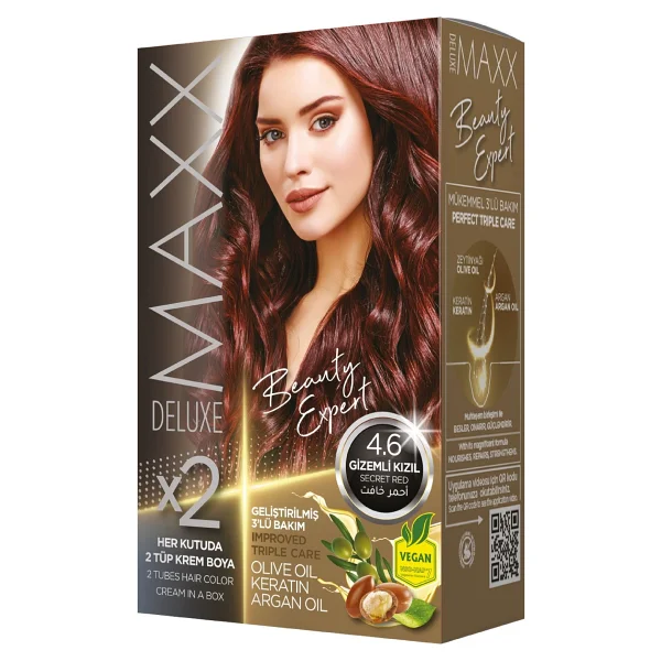 MAXX DELUXE Set Boya 4.6 Gizemli Kızıl - Görsel 5