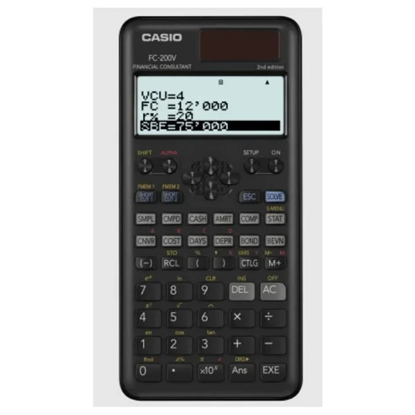 Casio Fc-200v Finansal Hesap Makinesi - Görsel 2