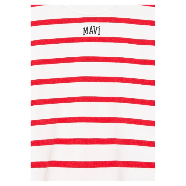 Mavi Logo Baskılı 7s10038-82054 Kırmızı Çocuk Sweatshirt - Görsel 6