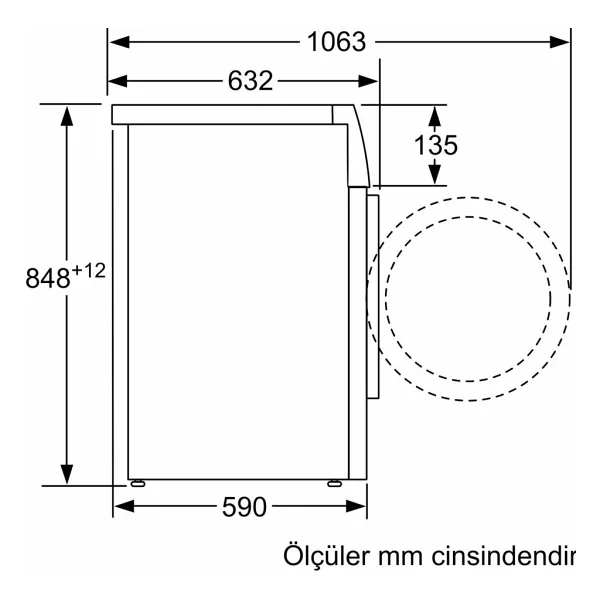 Siemens Wg42k2zxtr 1200 Devir 9 Kg Çamaşır Makinesi - Görsel 10