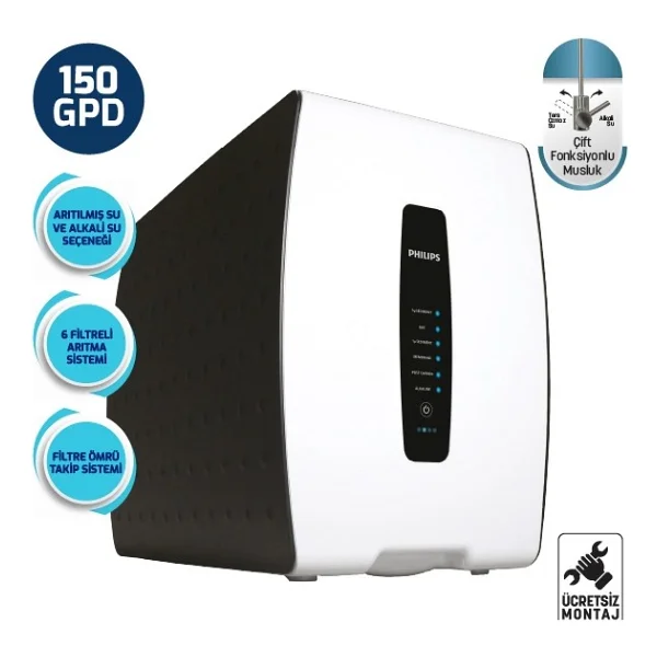 Philips AUT3300/10 Dijital Pompalı Su Arıtma Cihazı - Görsel 9
