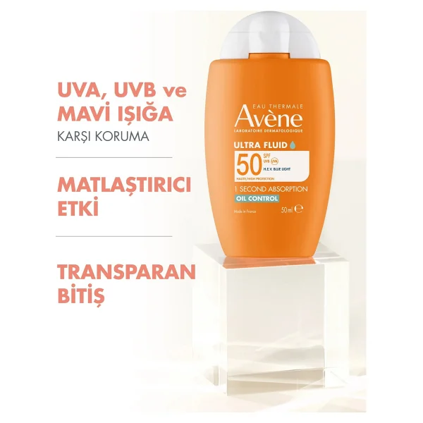 Avene Ultra Fluid Oil Control Yağlı Ciltler İçin 50 Ml 50 Faktör Güneş Kremi - Görsel 8