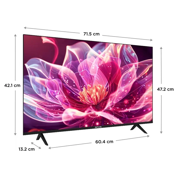 Onvo 32vq80f3ha HD 32" 82 Ekran Uydu Alıcılı Smart QLED TV - Görsel 3