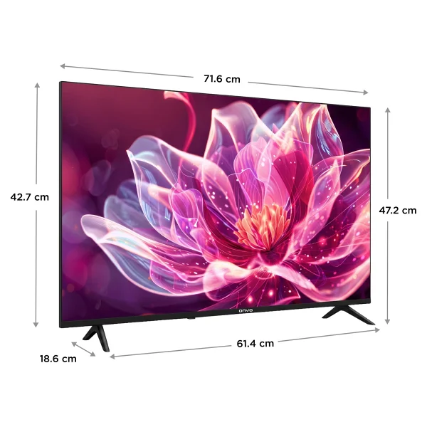 Onvo 32vq80f2ha HD 32" 82 Ekran Uydu Alıcılı Smart QLED TV - Görsel 3