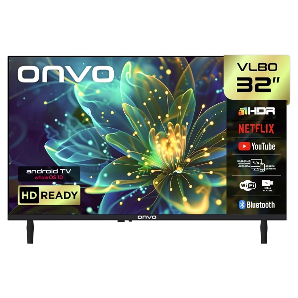 Onvo 32vl80f2ha HD 32'' 82 Ekran Uydu Alıcılı Smart LED TV - Görsel 3