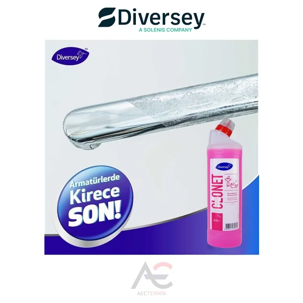 Diversey Taski Clonet Extra 750 Ml 2'li + Room Care R6 Tuvalet Temizleyici 750 Ml 2'li - Görsel 4