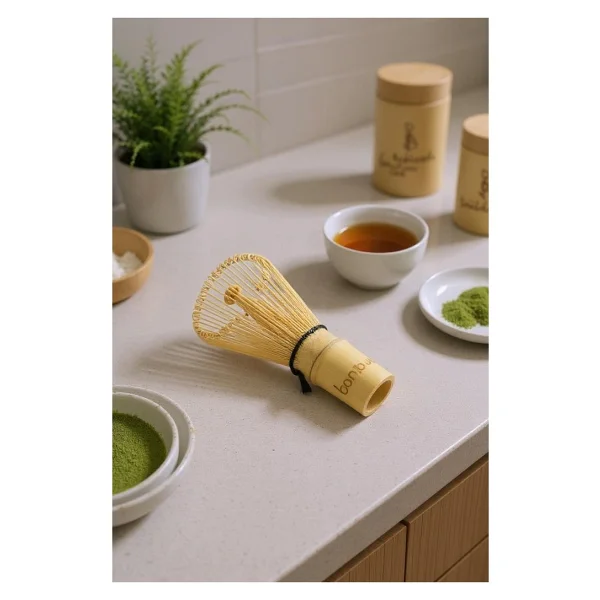 Bambum Cashi Matcha Çayı Fırçası - Görsel 2