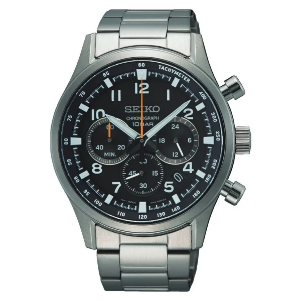 Seiko Chronograph Ssb447 Çelik Kordon Erkek Kol Saati - Görsel 5