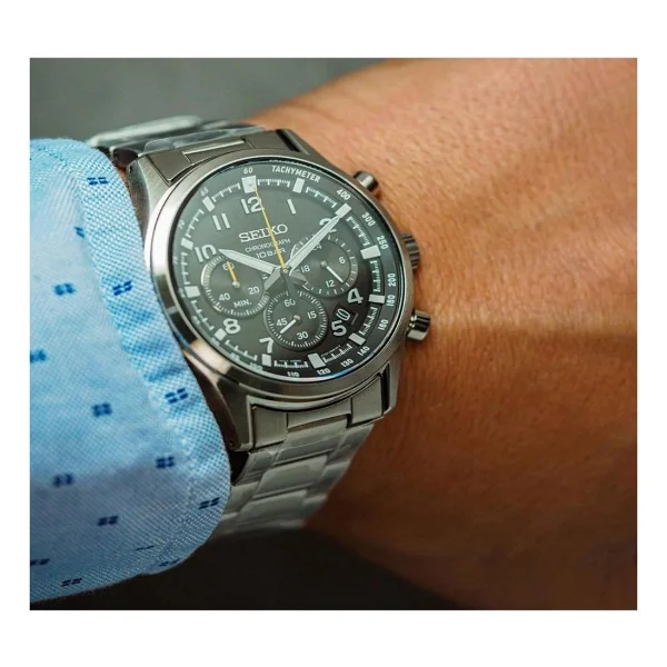 Seiko Chronograph Ssb447 Çelik Kordon Erkek Kol Saati - Görsel 4