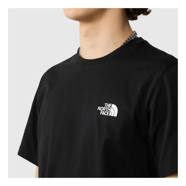The North Face Simple Dome Nf0a87ngjk31 Siyah Kısa Kollu Bisiklet Yaka Erkek Tişört - Görsel 7