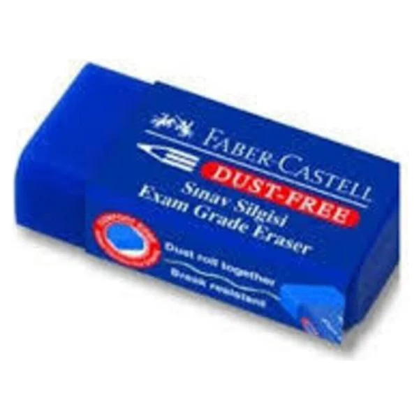 Faber Castell 5 Adet Faber Castel Sınav Silgisi Mavi Dust Free - Görsel 2