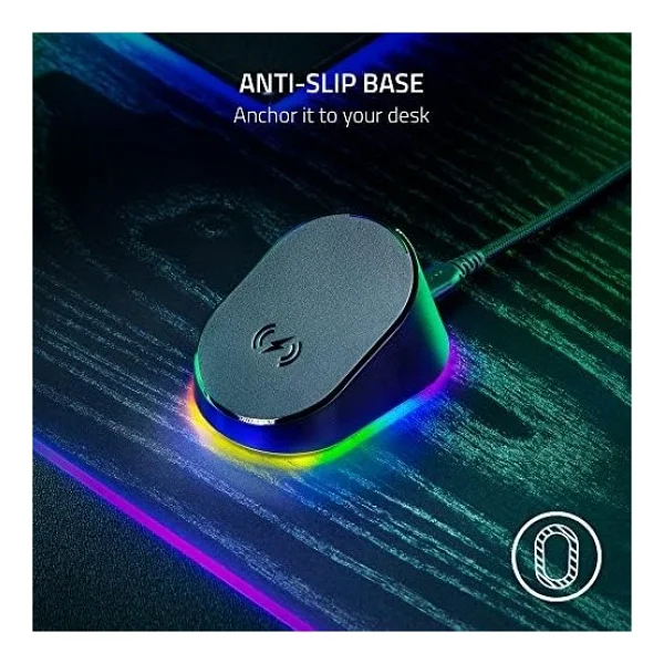 Razer Dock Pro Rz81-01990100-B3m1 RGB Kablosuz Şarj İstasyonu - Görsel 3