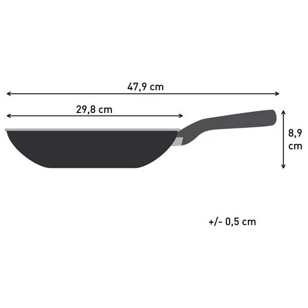 Tefal Experience Fusion Core 9x 28 Cm Wok Tava - Görsel 3