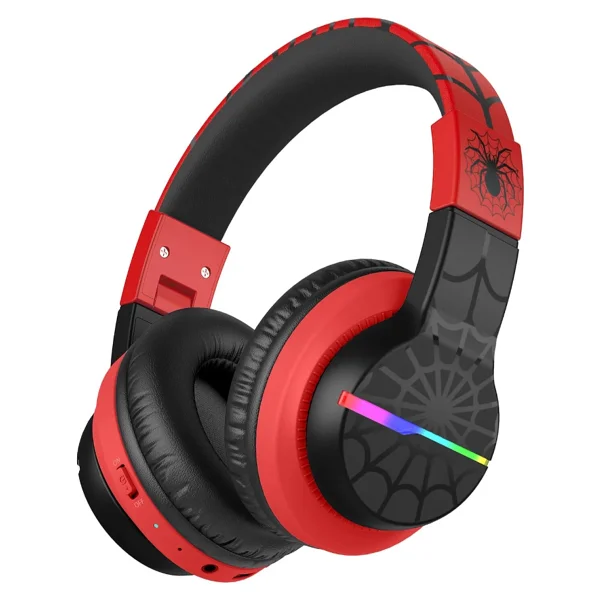 İclever Bth12 Siyah-Kırmızı Kulak Üstü Çocuk Bluetooth Kulaklık - Görsel 10