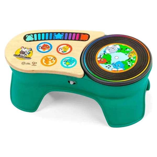 Baby Einstein Hape Dj Discovery Magic Touch Turntable Ahşap Müzikli Oyuncak - Görsel 6