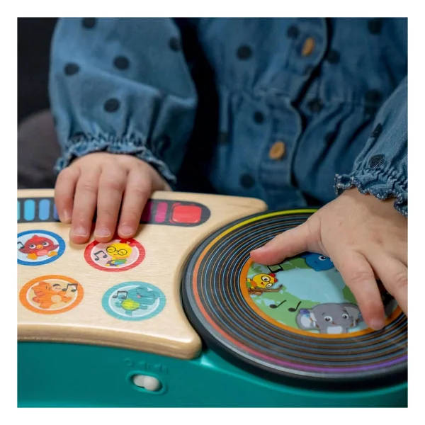 Baby Einstein Hape Dj Discovery Magic Touch Turntable Ahşap Müzikli Oyuncak - Görsel 3