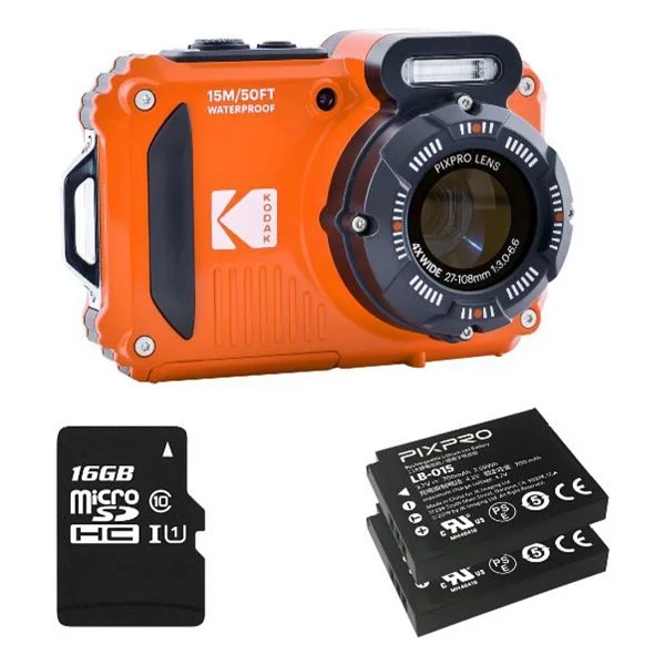 Kodak Pixpro Wpz2 Sualtı Turuncu Dijital Fotoğraf Makinesi - Görsel 8
