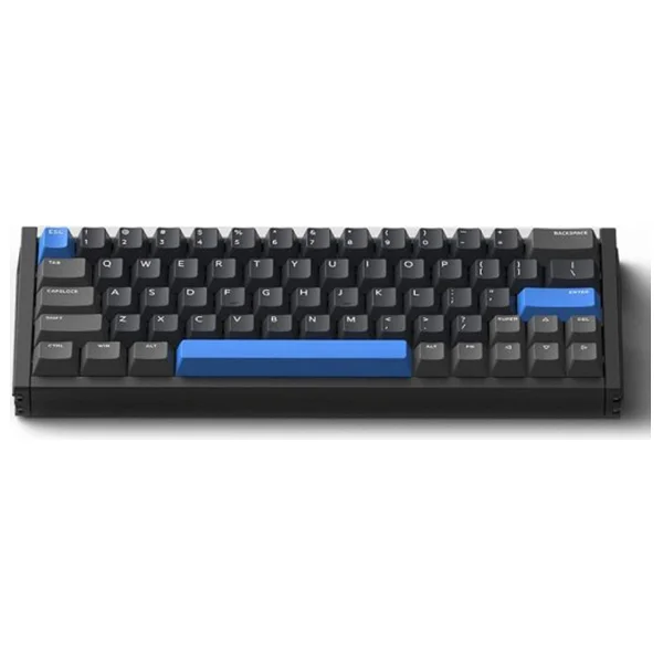 Iqunix EZ63 Siyah %60 TKL Magnetic Jade Pro Switch Kablolu Mekanik Oyuncu Klavyesi Siyah - Görsel 2