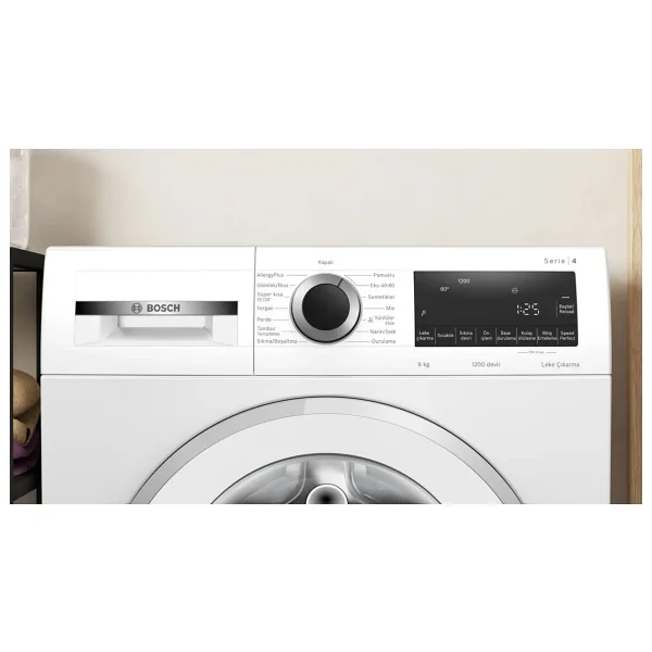 Bosch Wga242x3tr Serie 4 Çamaşır Makinesi 9 Kg + Wqa24201tr Kurutma Makinesi 9 Kg - Beyaz - Görsel 5